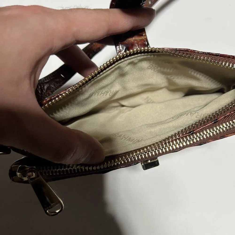 Brahmin Mina Crossbody Organizer Pecan Melbourne